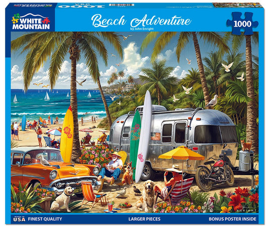 Beach Adventure (2033pz) - 1000 Piece Jigsaw Puzzle