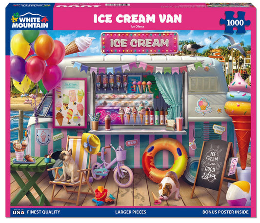 Ice Cream Van (2043pz) - 1000 Piece Jigsaw Puzzle