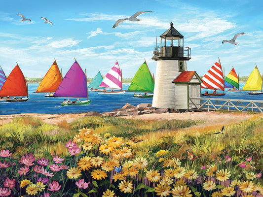 Rainbow Fleet (1839pz) - 500 Piece Jigsaw Puzzle