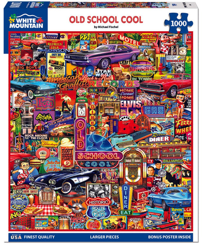 Old School Cool (2080pz) - 1000 Piece Jigsaw Puzzle