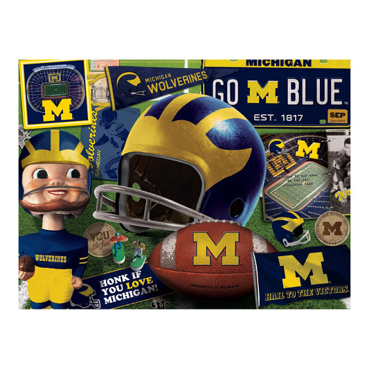 Michigan Wolverines Retro (950165) - 500 Pieces