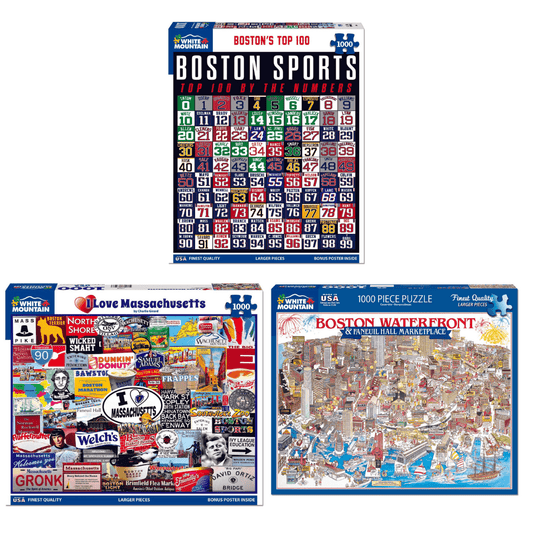 Set of 3: Boston Bundle 1000 piece